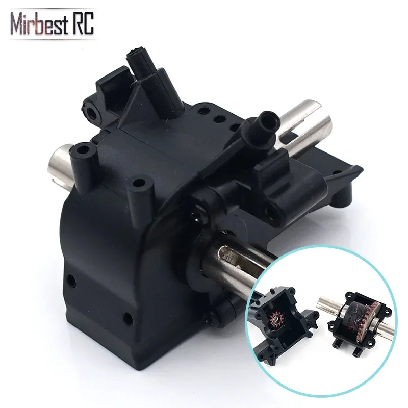 Metal differential gear front rear wave box Hydraulic Transmission Box RC car accessories For WLtoys 12428 12423 Upgrade parts