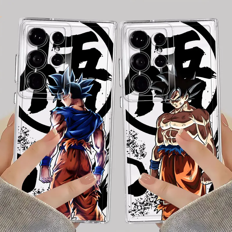 

D-Dragon Ball Saiyan Goku Case for Samsung Galaxy S26 S23 Ultra S24 S20 Plus S22 FE S21 S25 Edge Note 20 Ultra 10 Phone Cover