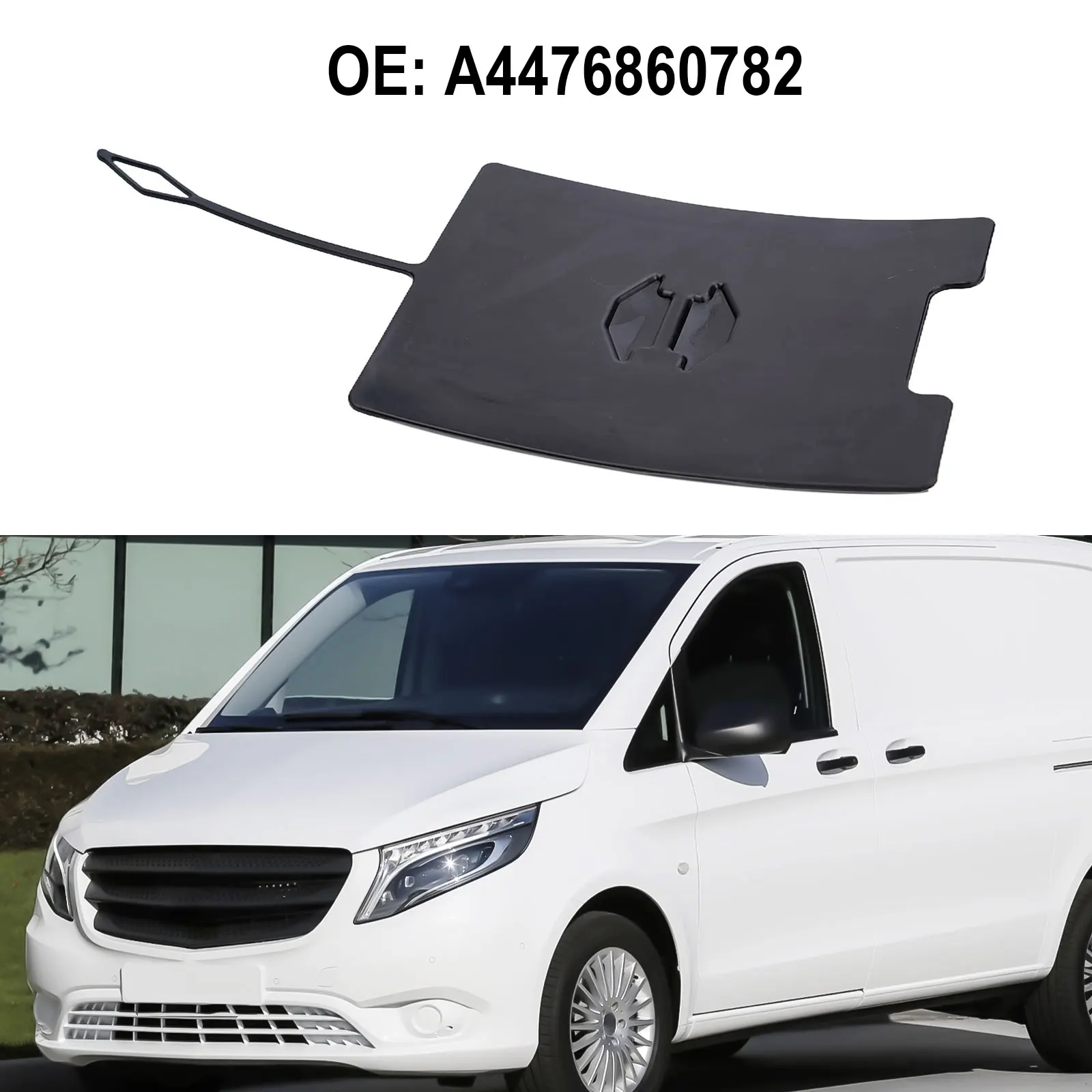 1pc Auto Kotflügel Futter Abdeckung Scheinwerfer Heck abdeckung schwarz abs für Benz für Vito 2015-2017 OEM A4476860782 nicht verformbar