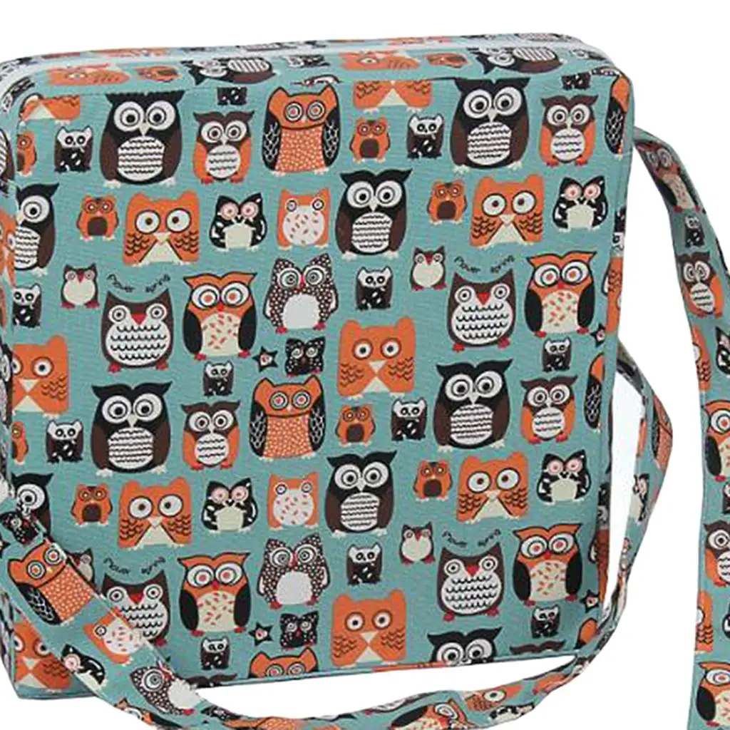 Childrens Chair Cushion Thick Foam Booster Seat Cushion Adjustable Belts Washable Cover Dining Chair Pad for Travel and Dining
