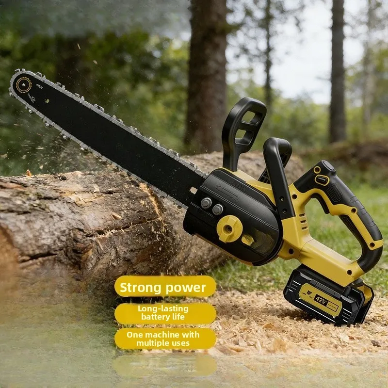 16 Inch Brushless Cordless Chainsaw Handheld Lithium Powered Tree Logging & Cutting Saw