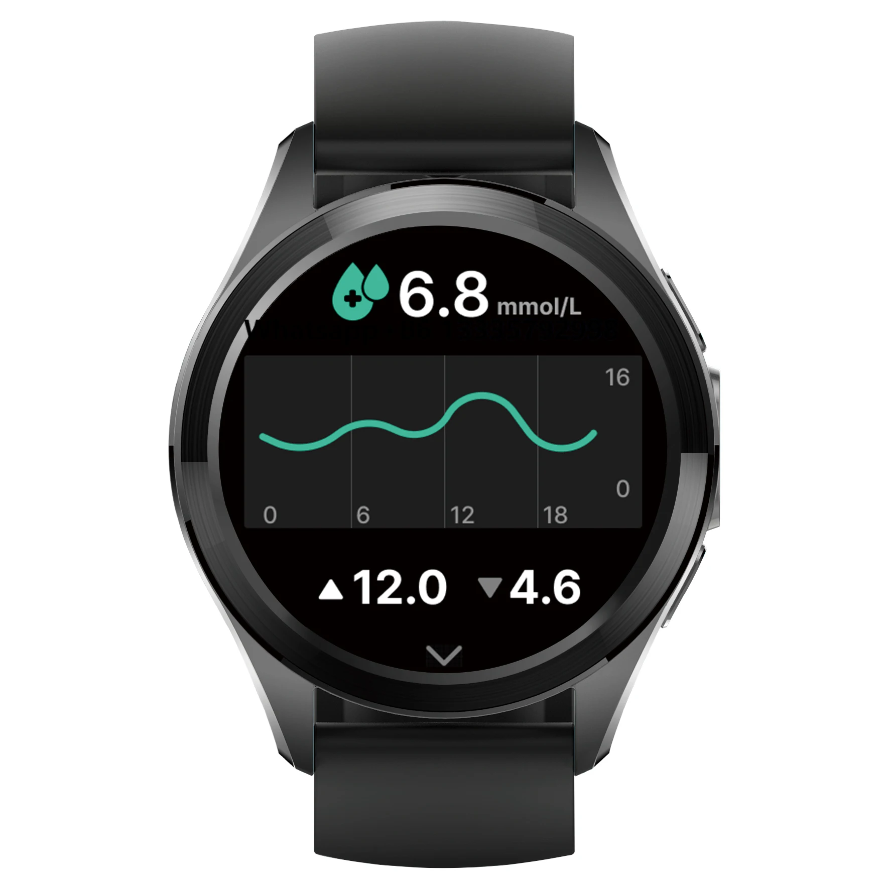 

BloodGlucose Men's Smart Watch Reloj Inteligente Product Price Ecg Ppg Monitoring Smartwatch Diabetes Watch for Diabetic Iphone