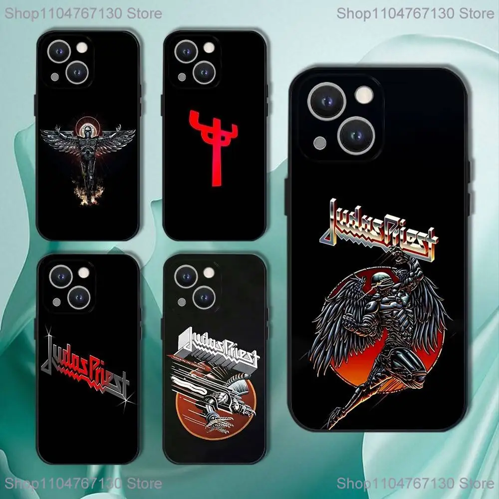 

Rock Band J-Judas P-Priest Phone Case For iPhone 16,15,14,13,12,11,Pro,XS,Max,XR,Plus,E,SE4,Mini Black Soft Cover