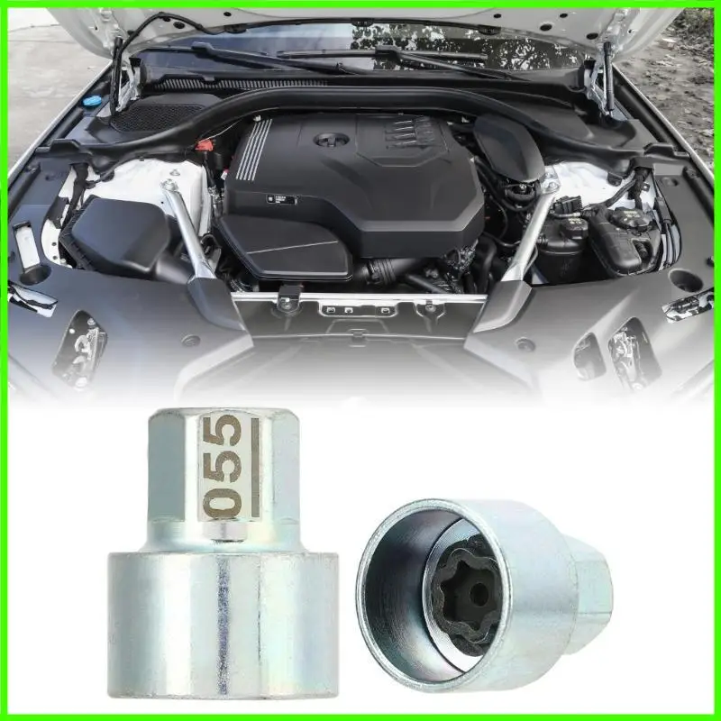 سيارة الصلبة السيارات مكافحة سرقة قفل العجلة صامولة عروة المسمار إزالة مفتاح #55 جنوط عجلات السيارة قفل المكسرات قفل صامولة عروة #2