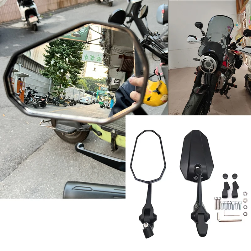 

Universal Modified Wide-View Rearview Mirror for NK250/450/800MT Qianjiang KTM