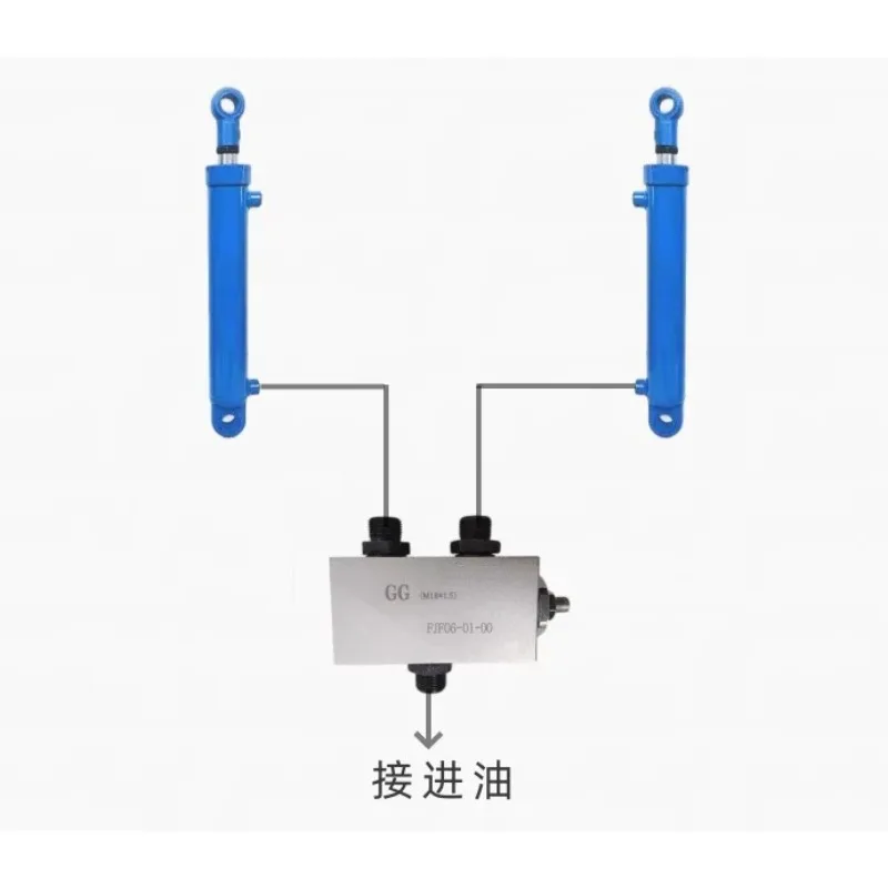 Hydraulic synchronous valve Diversion valve Two cylinders with the same lift and drop balance valve FJF06-01-00 Balancer