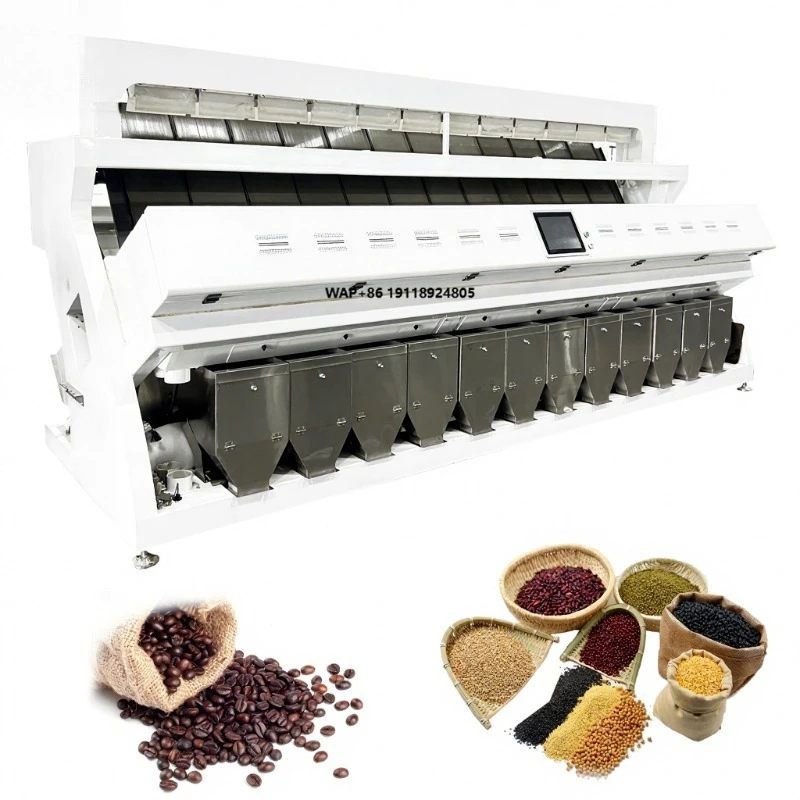 Intelligent AI 768 Channels Color Sorter With CCD and Control Chip for Grain