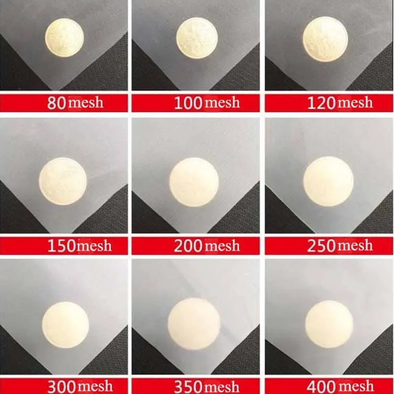 

Nylon Net Filter Various Mesh Sizes 180-25 Micron - Wine Water Paint Ink Purifier for Home And Kitchen