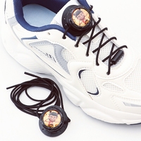 Thick Rope Sneakers Shoelace Shoes Accessories China Nezha Automatic Shoestrings Install SimpleSwivel Buckle Laces Without Ties