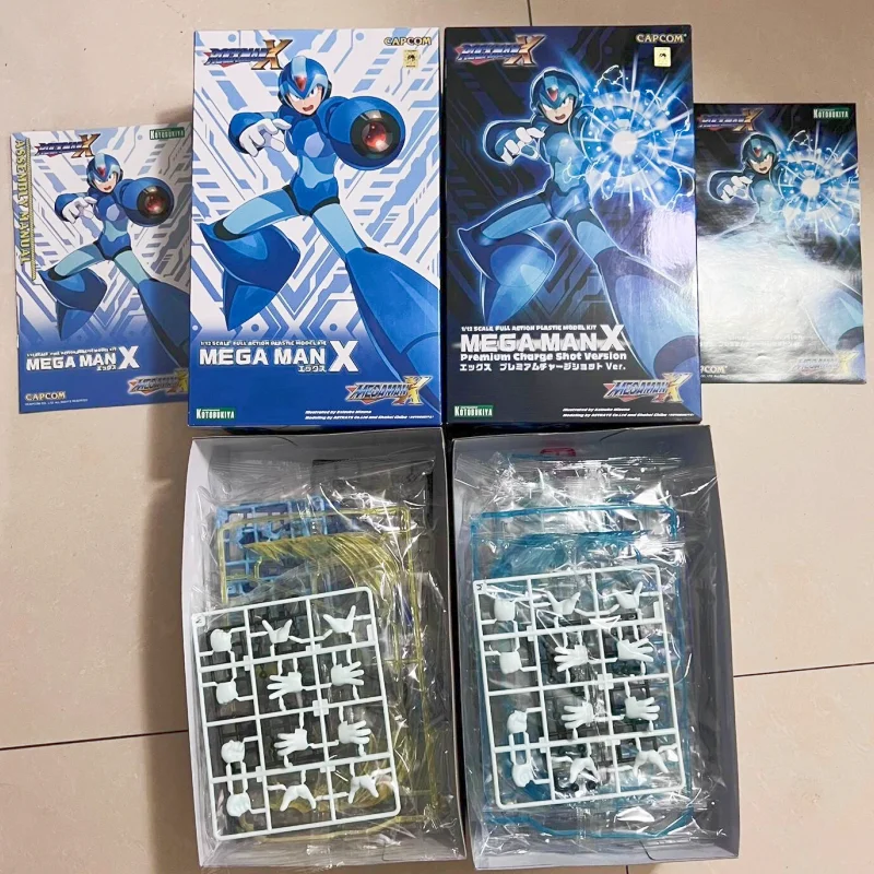 Original Megaman X 1/12 Scale Rockman Series Full Action Plastic Model Kit Kp628 Premium Charge Shot Version Kp629 Kids Gifts