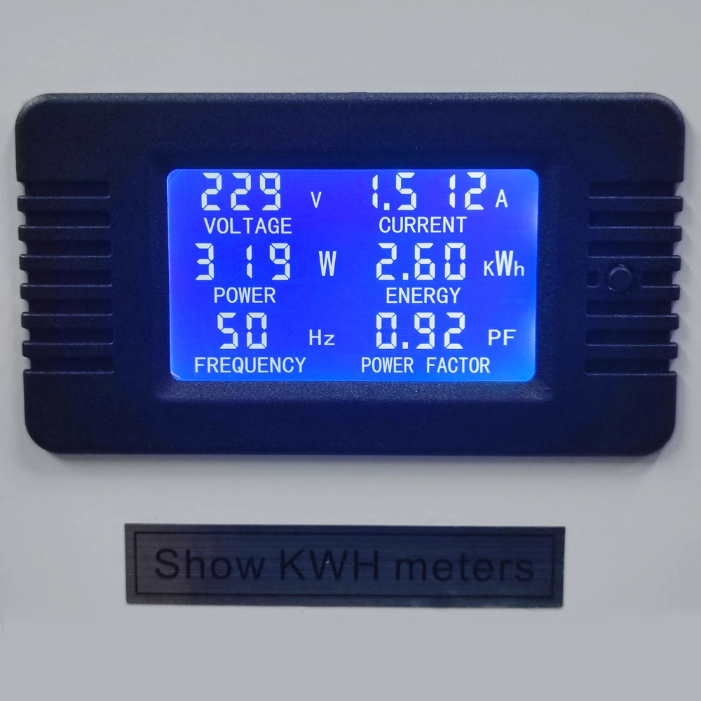 Pinus longaeva Factory outlet Voltage current active power energy Ac power measurement meter Power monitor voltmeter ammeter