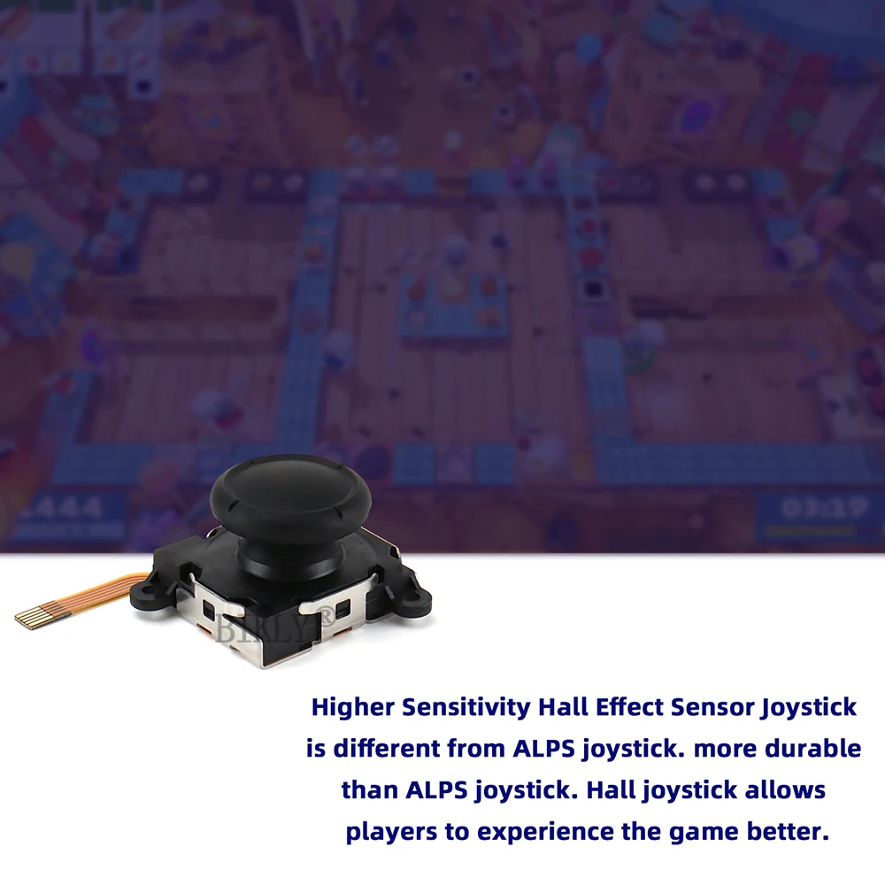 Substituição Hall Effect Joystick para Nintendo Switch, Lite, OLED, Joycon, Thumb Stick analógico, Peças de reparo