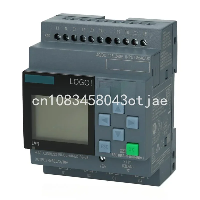 LOGO! 230RCE,logic module, display PS/I/O: 115V/230V/relay, 6ED1 052, 6ED1052-1FB08-0BA1, 6ED10521FB080BA1 Brand New Genuine