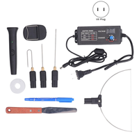 4 In 1 Electric Foam Cutter With Voltage Controller Hot Wire Foam Board Cutting Machine Kit US Plug-X59A