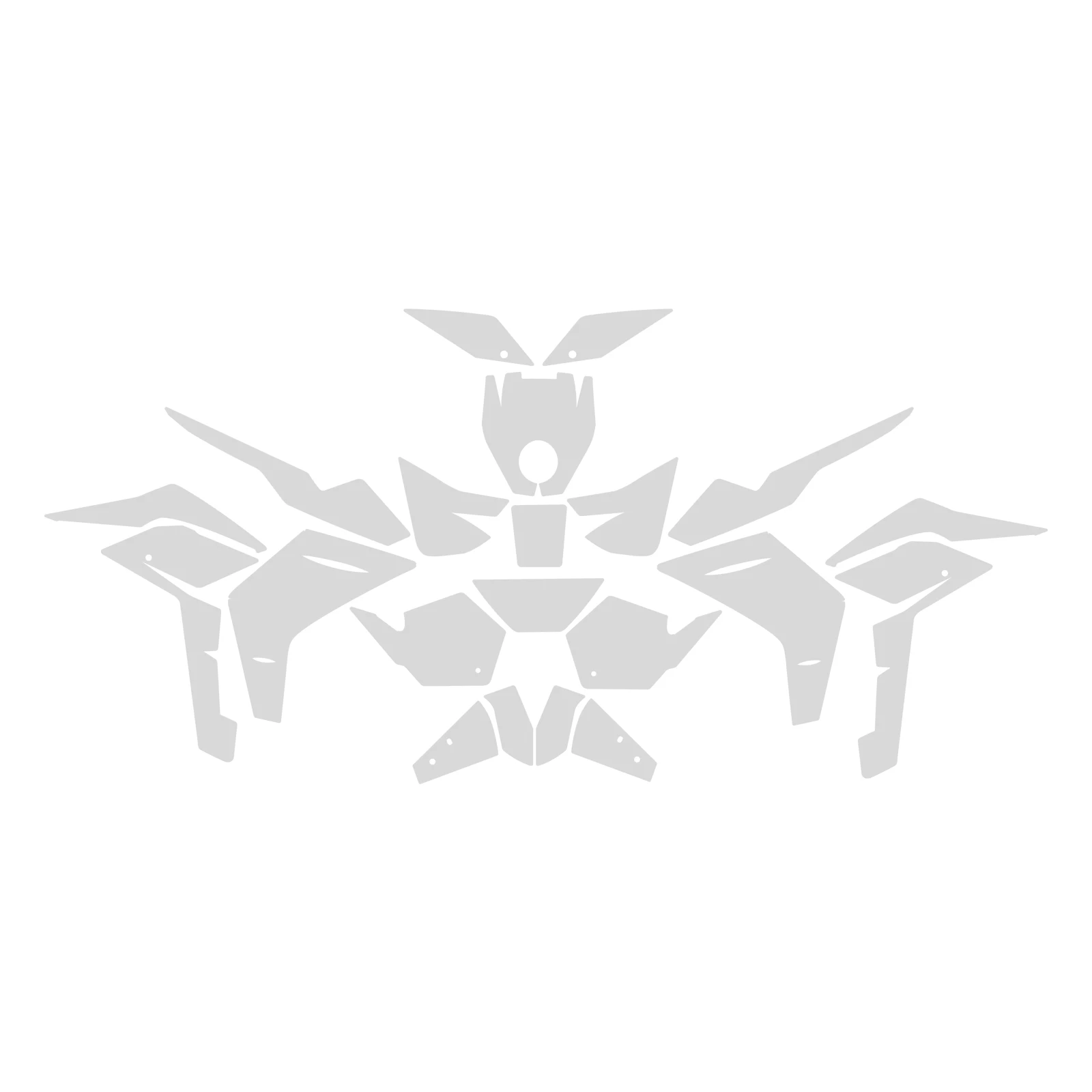 For RC 250 PPF RC390 TPU Fuel Tank Protection Invisible Fairing Paint Protection RC 125 TPU Anti-scratch Paint Protective Film