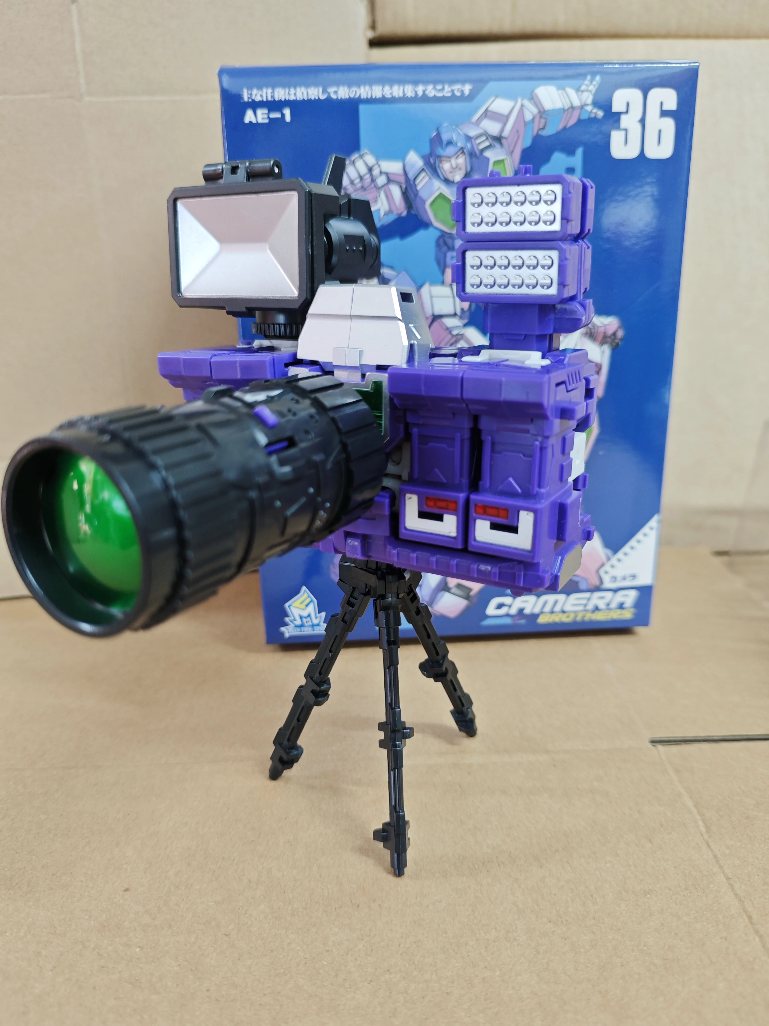 MFT MF-36 Transformation Kamera Brothers G1 Modell Roboter Spielzeug Mini Action Figur Tasche MF36 Spielzeug