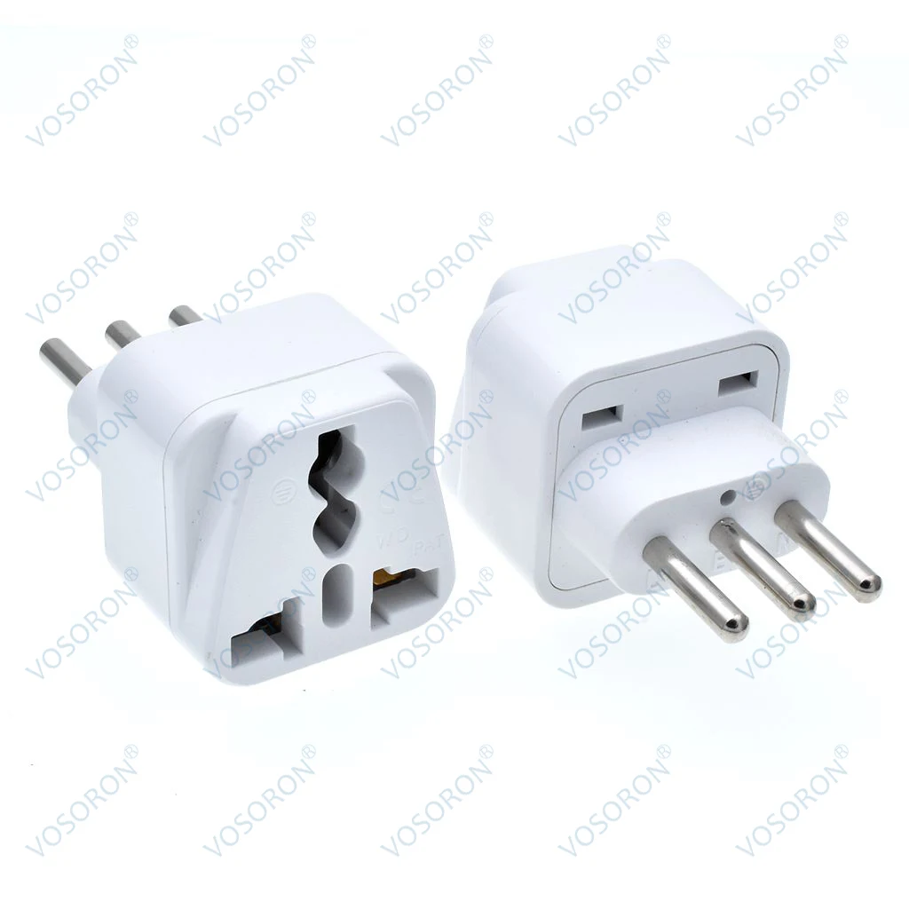 Universal UK/US/EU/AU To Italy Italian 3pin konwerter wtyczka podróżna typ adaptera L Adapter wtyczki konwersji