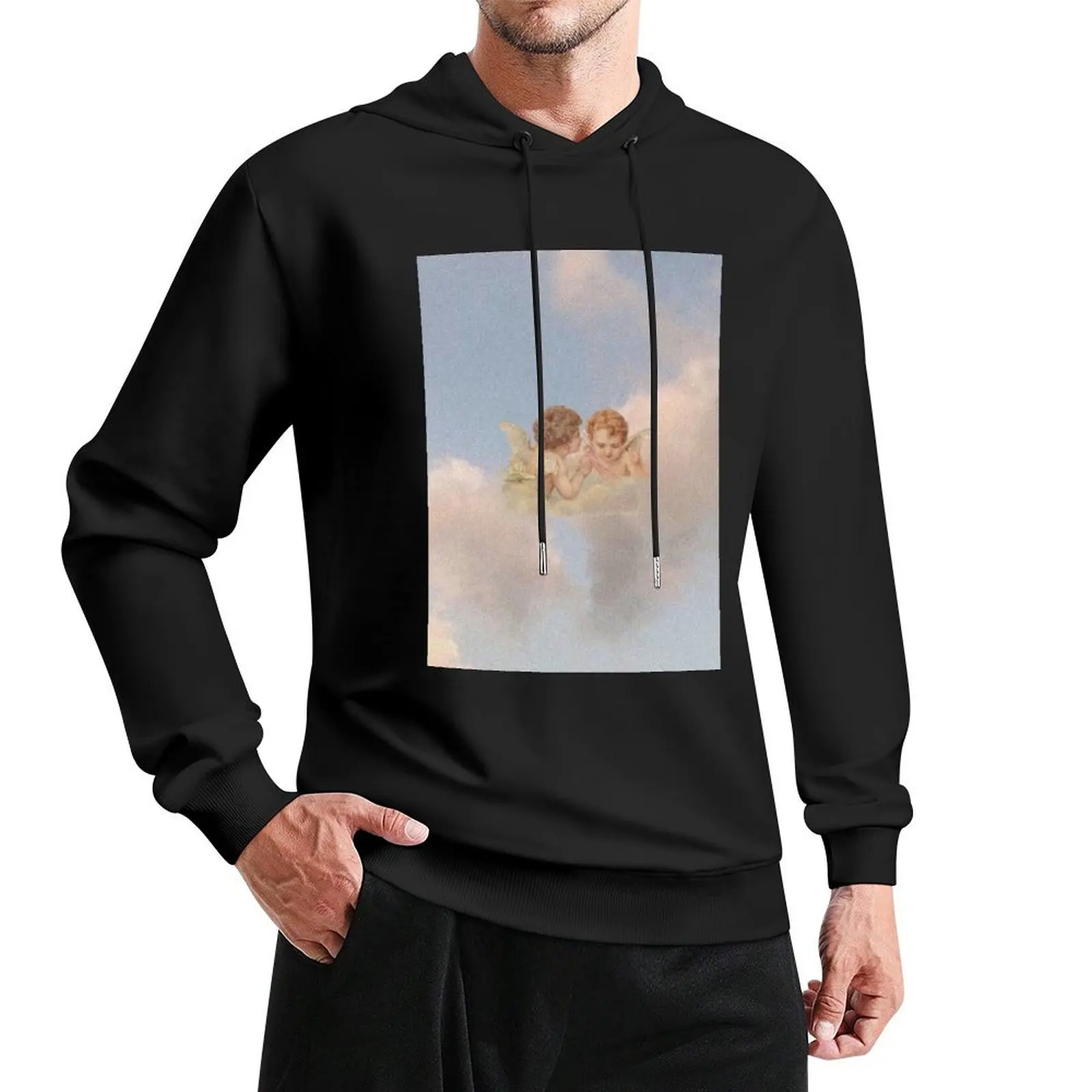 

Renaissance Cloud Angels Pullover Hoodie autumn men's sweat-shirt blouse hoodie streetwear