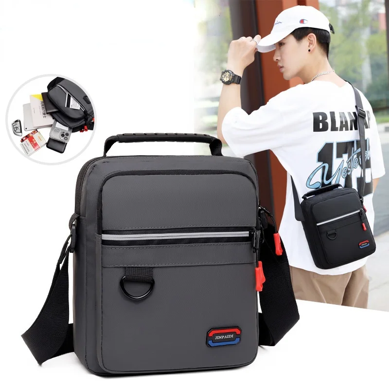 

New Men's Fashion Trend Single Shoulder Bag Retro Simple Messenger Oxford Cloth Handbag Crossbody bag for man