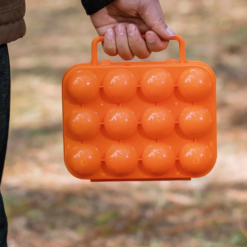 6/12 Grids Egg Storage Box Home Kitchen Organizer Egg Holder Container Case Portable Outdoor Camping Picnic Eggs Boxes Case