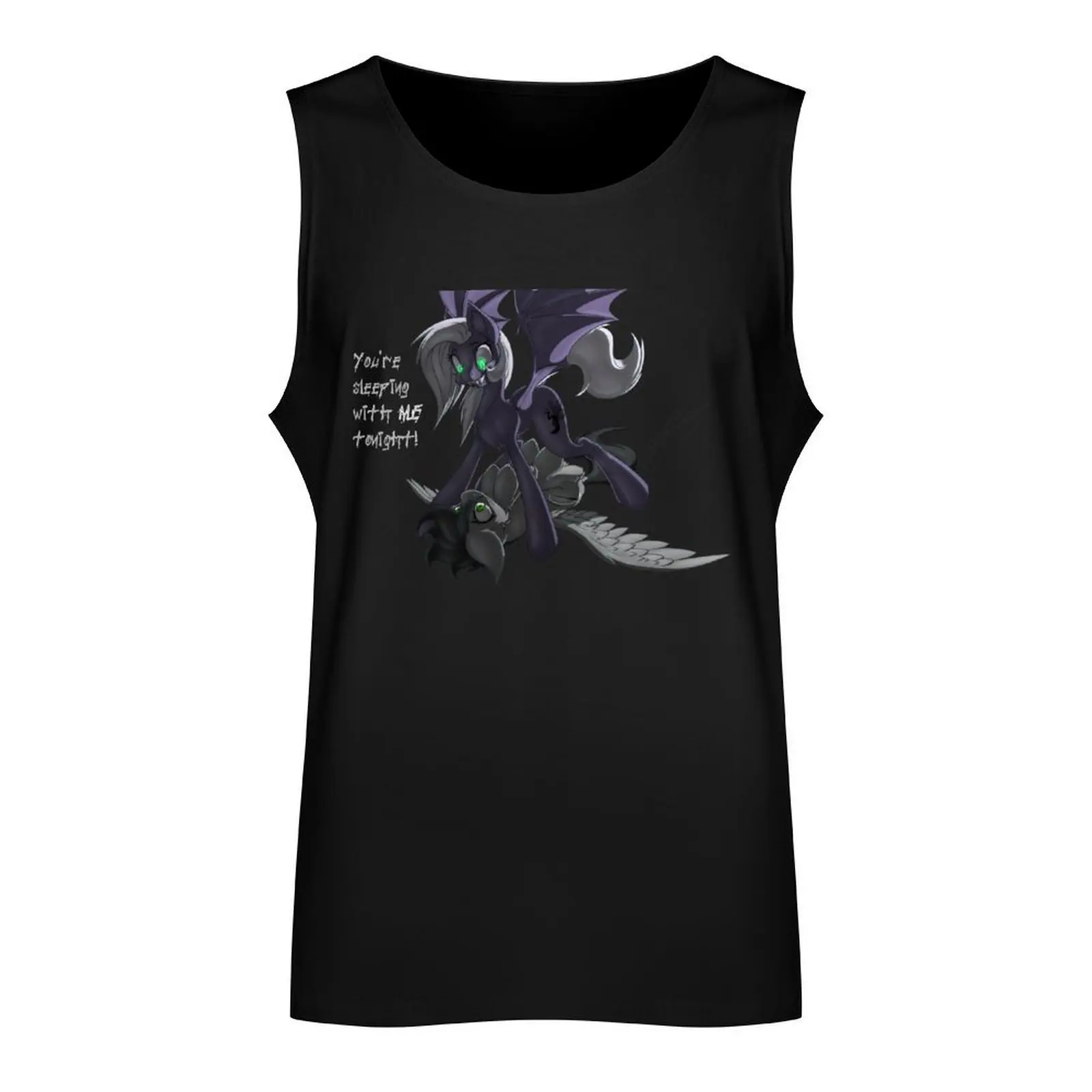 CREEPY SLEEPY Tank Top men clothing quick-drying t-shirt