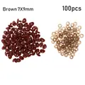 100pcs Brown-7X9MM