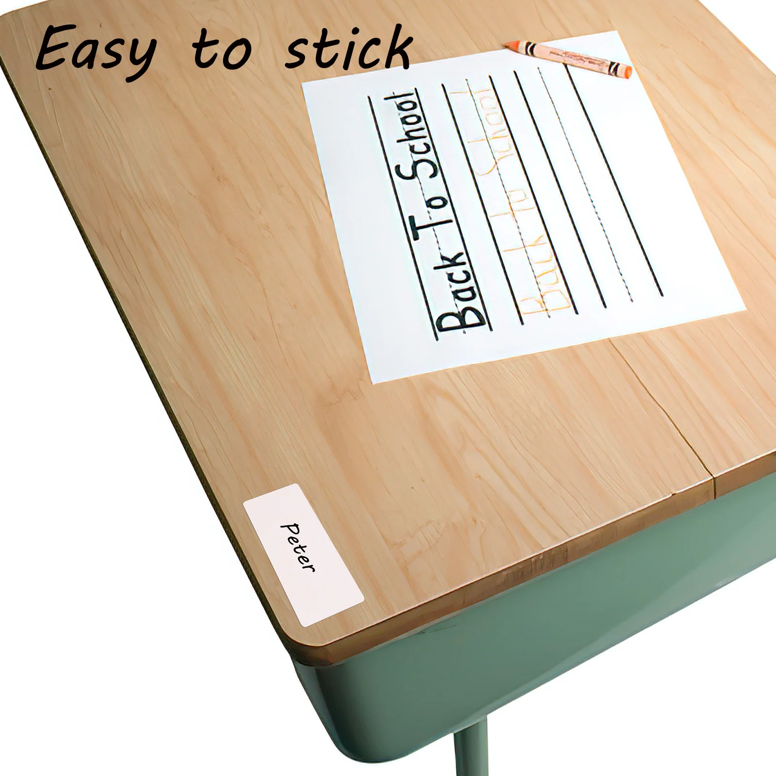 

1080Pcs Blank Name Tag Stickers Self-Adhesive Label Stickers Multipurpose Sorting Tags for Office Classroom Group Activities