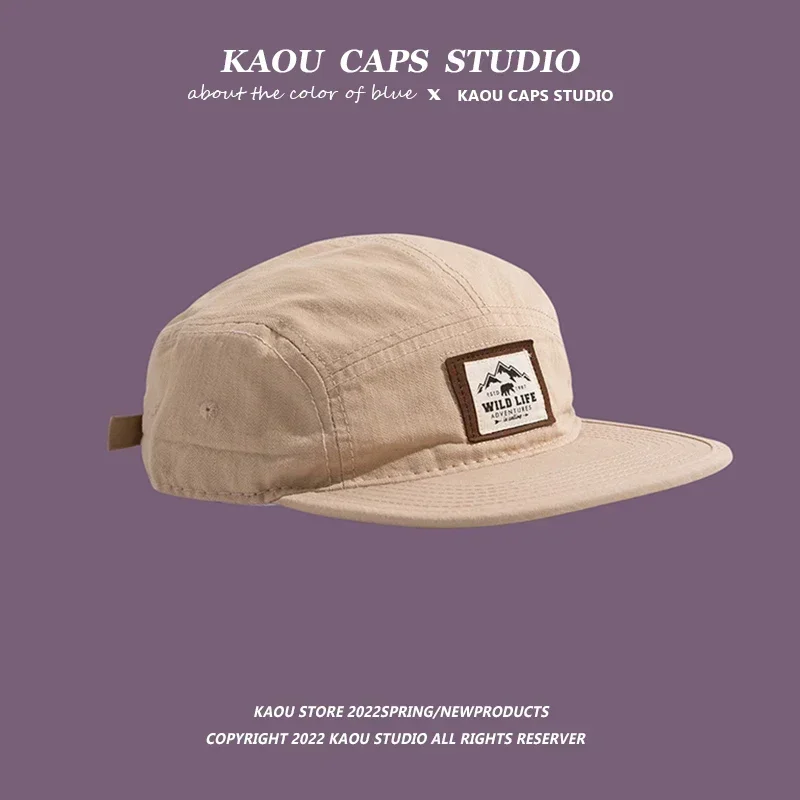 رائجة البيع ريترو الهيب هوب قبعة بيسبول حافة مسطحة للجنسين زوجين قبعة الكورية الشارع الموضة العصرية كل مباراة الرجال النساء عادية