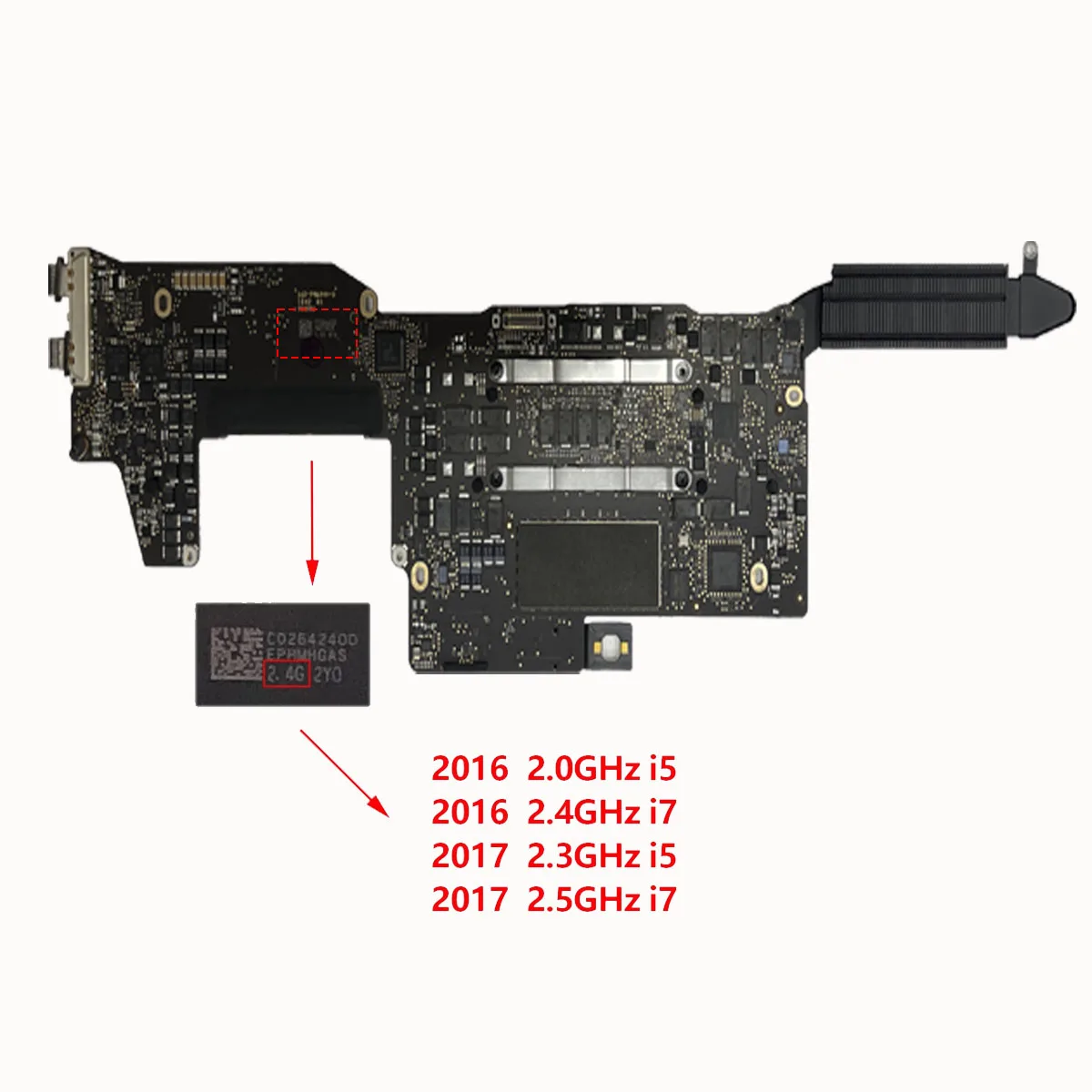 MacBookPro2017 i5 8GB A1708 ロジックボード ジャンク Original A1708 Motherboard for MacBook Pro 13