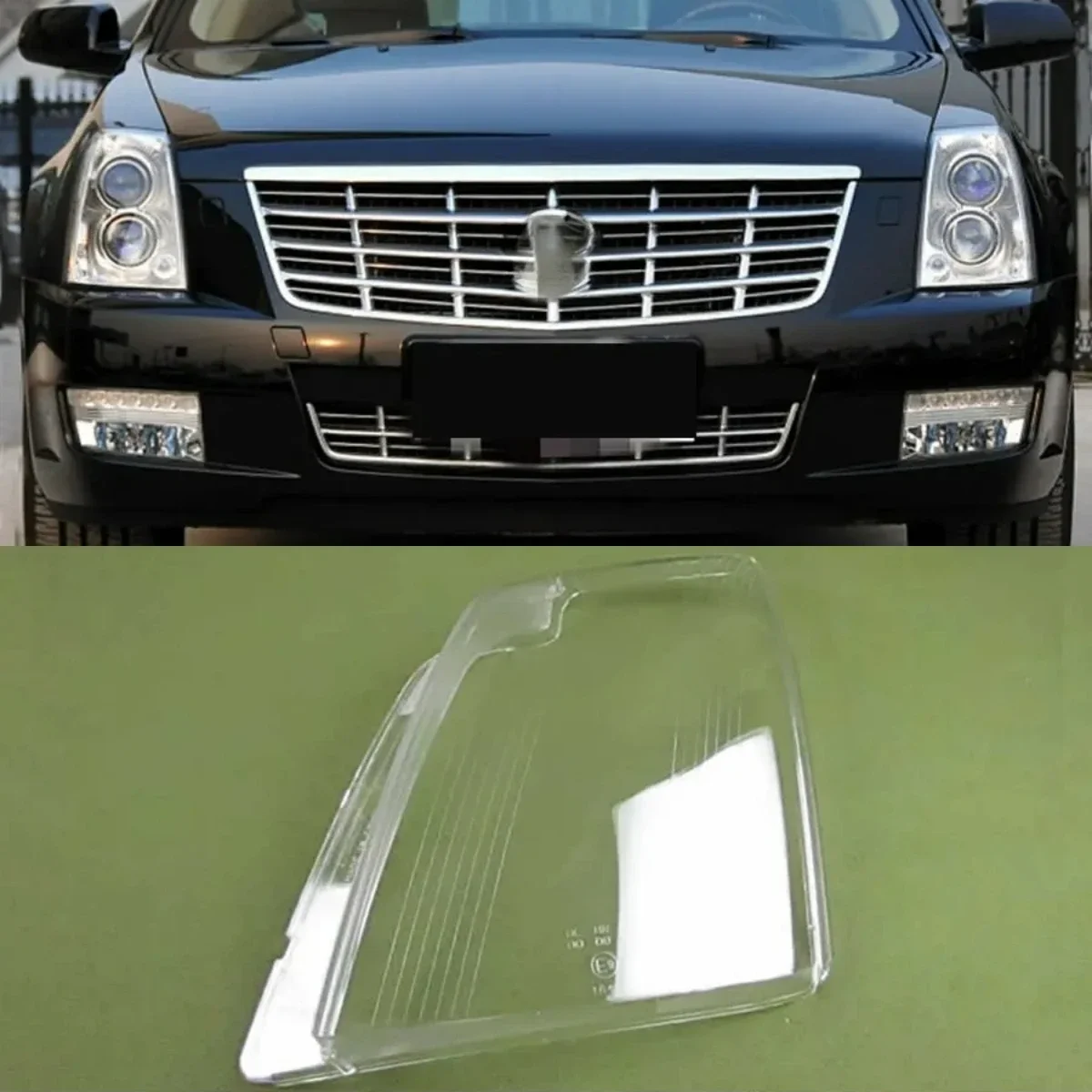 

For Cadillac SLS Transparent Headlamp Cover Lamp Shade Headlight Shell Lampshade Lens Plexiglass 2007 2008 2009 2010 2011 2012