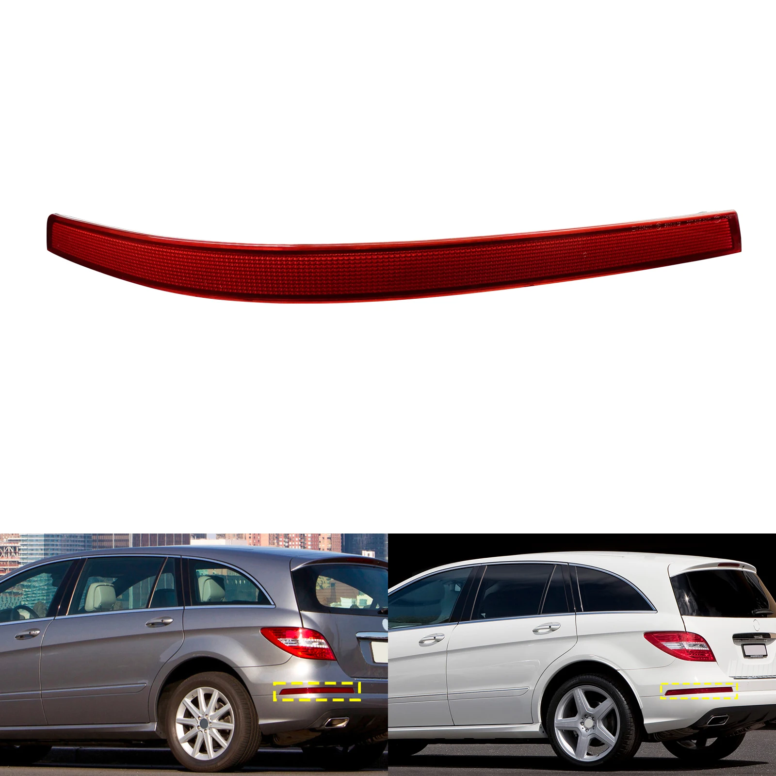 

For 2006-10 Mercedes R Class W251 Rear Bumper Reflector Light Assembly Left Side