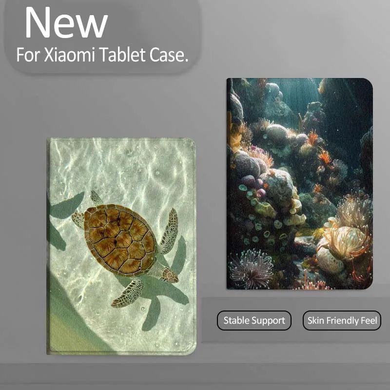 

Underwater Coral Reef Scene Gift Tablet Case For Xiaomi Redmi Mini Pad SE K 2 4 5 6 7 8 2023 2025 11 8.8 11.2 10.1 Pro