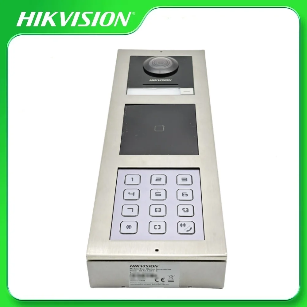 Hikvision KD8 Series Pro Modular Set DS-KD8003-IME1(B) DS-KD-M DS-KD-KP Door Station DS-KD-ACW3/S Video Intercom Brackets