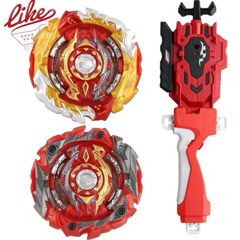 Laike Superking B-172 World Spriggan MQ Spinning Top B172 Bey with Launcher Handle Set Toys for Children