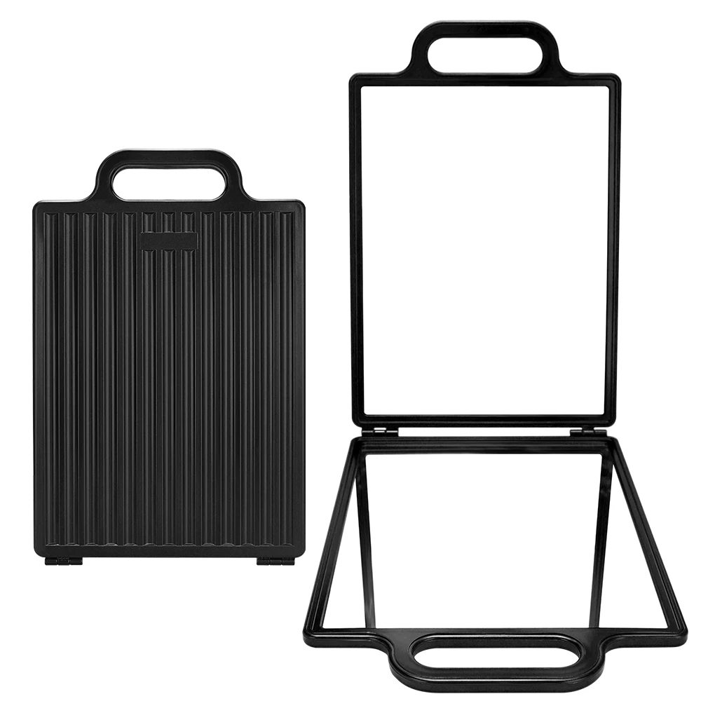 Double-Sided Folding Makeup Mirror Large Size Rotation Portable Travel Cosmetic Mirror for Home Bathroom Vanity Salon Hair