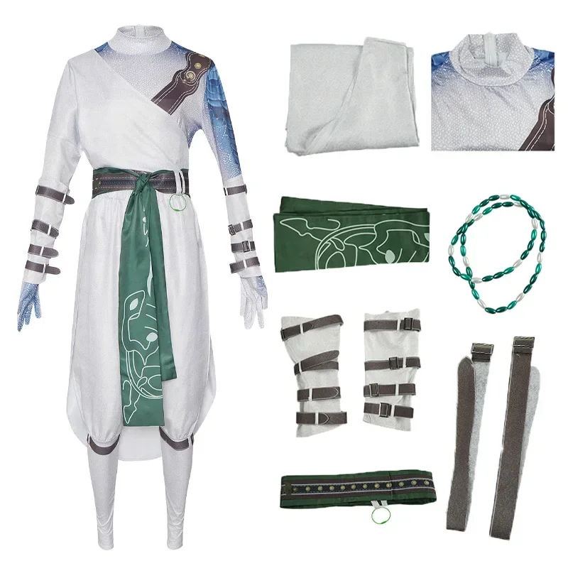 

Costumes de cosplay Black Myth, Wu Kong Game, Wukong Black Myth, robe blanche, Halloween, fête de Noël, vêtements de cosplay, 3A