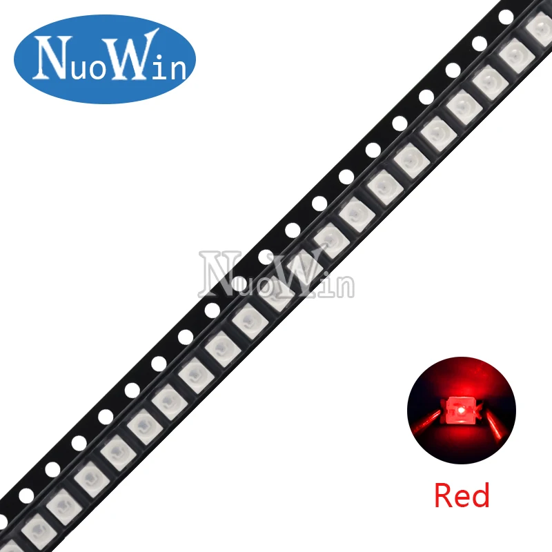 3528 1210 SMD LED 발광 다이오드, 화이트, 레드, 블루, 옐로우, 그린, 오렌지, 웜 화이트, 핑크, 퍼플, RGB, 100 개/로트