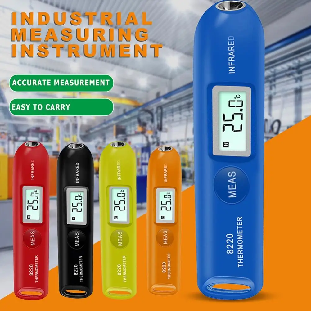 

Contactless Mini Digital Infrared Thermometer with LCD Handheld Portable Temperature Pen Portable Temperature Pen