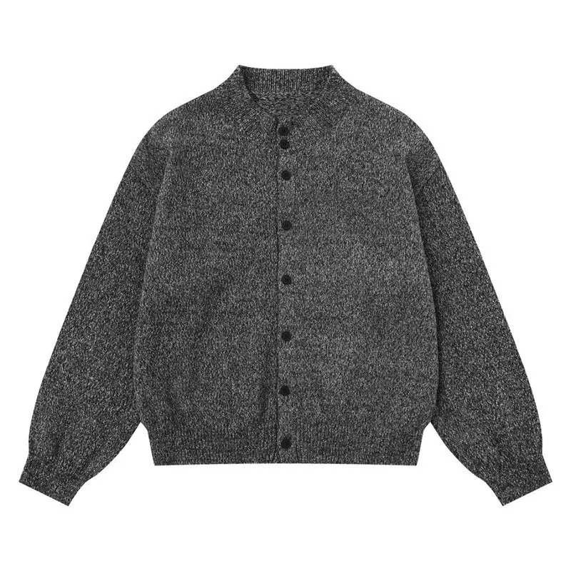 Men Retro Cardigan Sweater Autumn Winter Sweater Coat