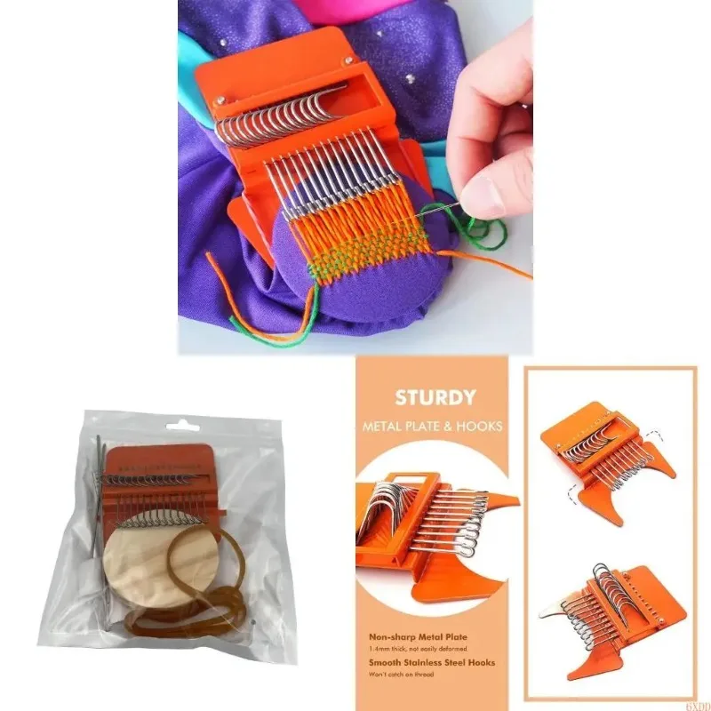 Мини-ткаткая машина для штопки Speedweve, ручной инструмент для ремонта заплат для джинсов, носков, одежды, портативный ткацкий станок, швейные принадлежности