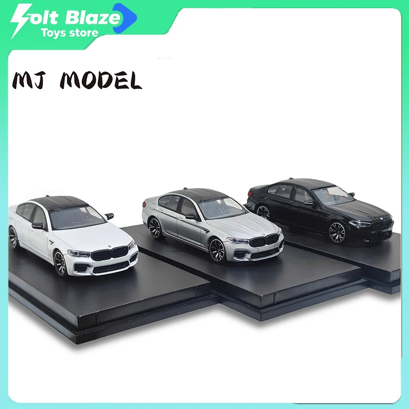 

Модель MJ 1/64 BMW M5 6-го поколения Mk6 F90, литая под давлением модель автомобиля из сплава, имитация коллекции автомобилей, украшения для комнаты, модели для мальчика, подарок