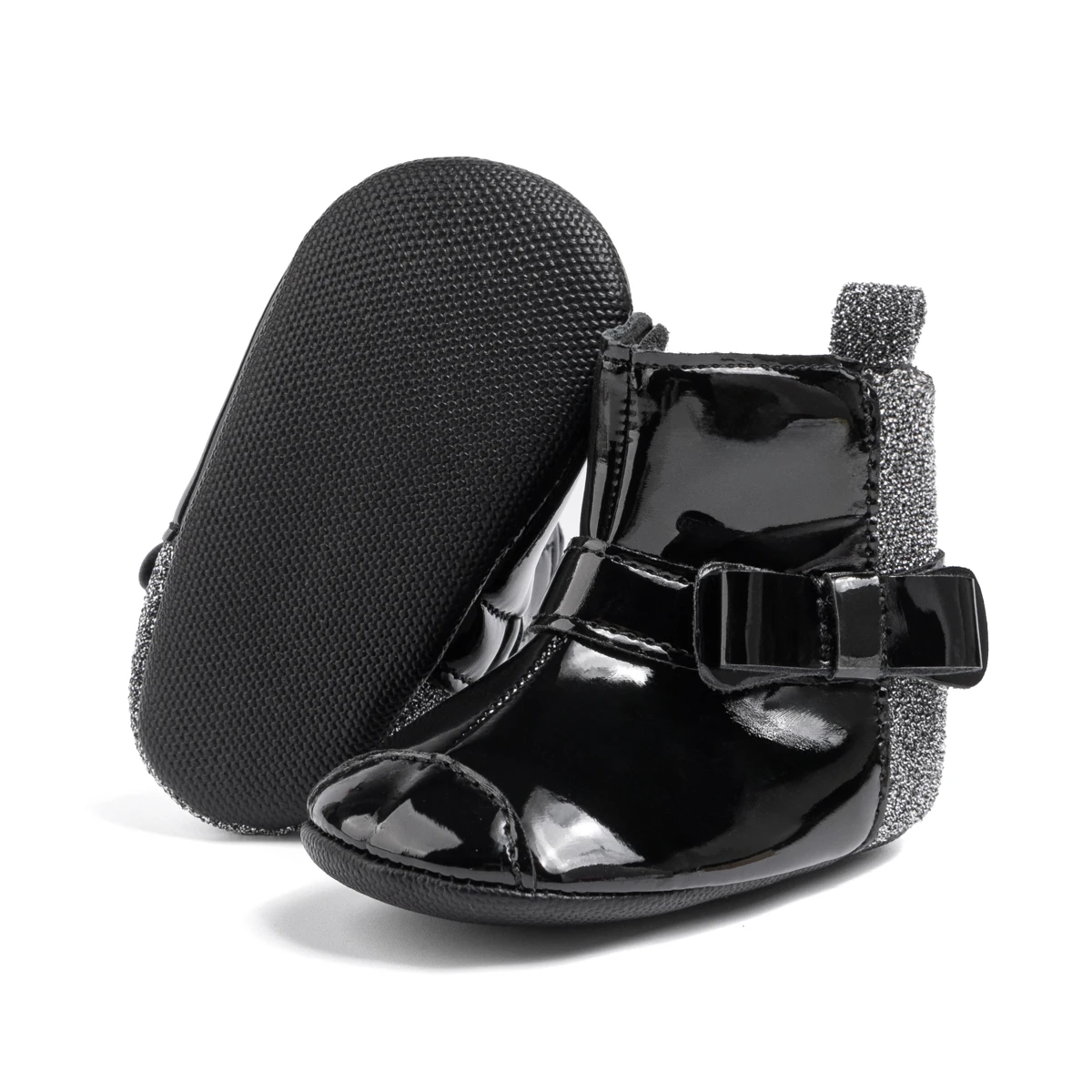 Meckior-新生児用の暖かいブーツ,柔らかい底,滑り止めのウォーキングシューズ,女の子用,0〜18か月