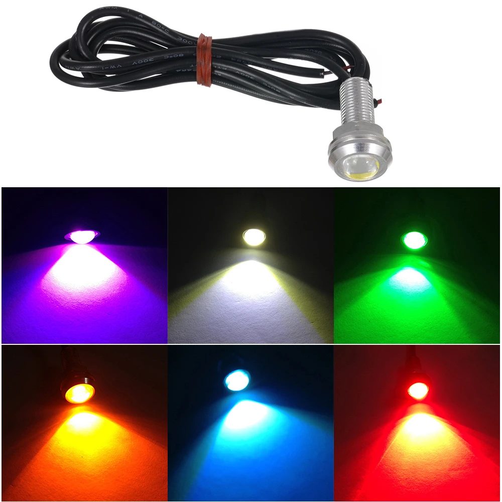 

Motorcycle LED Light Bulbs 12V Rearview Mirror Flashing Blinker Lamps 3LED Eagle Eye Lamp Bulb Universal Lighting & Indicator