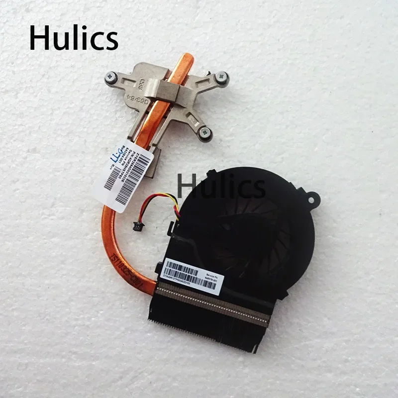 Hulics Used For HP CQ42 G42 CQ62 G62 CQ72 G72 G4 G6 G7 Radiator Laptop CPU Heatsink 643364-001cooler Cooling 646578-001 FAN