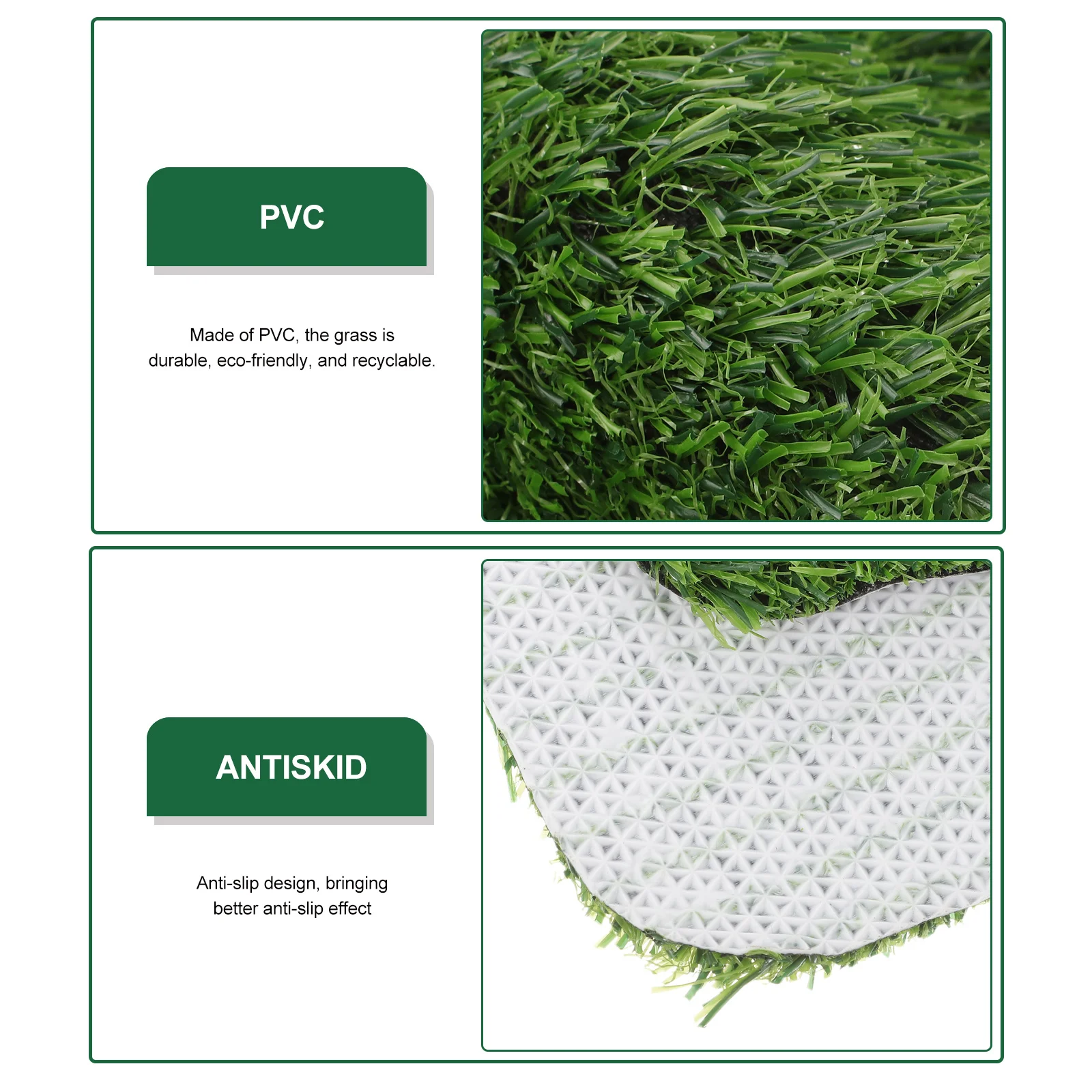 

Artificial Grass Door Mat 40x60cm PVC Durable Eco-Friendly Life-Like Miniature Ornament Garden Fairy Grass for DIY Mini