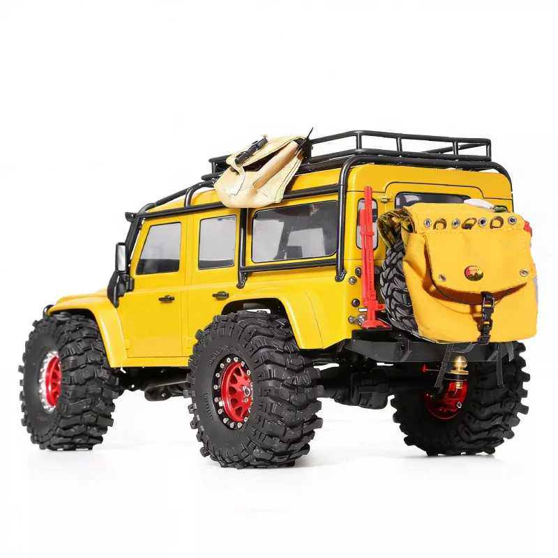 New RC Car Crawler Simulation Travelling Luggage Bag Bag for 1/18 TRX4-M SCX24 MJX Land Rover Decoration Upgrade Parts view 5