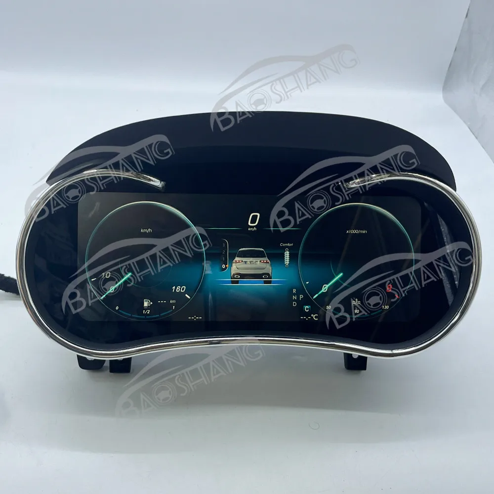 LCD Digital Cluster Virtual Cockpit for ML G GL GLE GLS12-19 LCD Instrument Car Speed Meter with Carplay