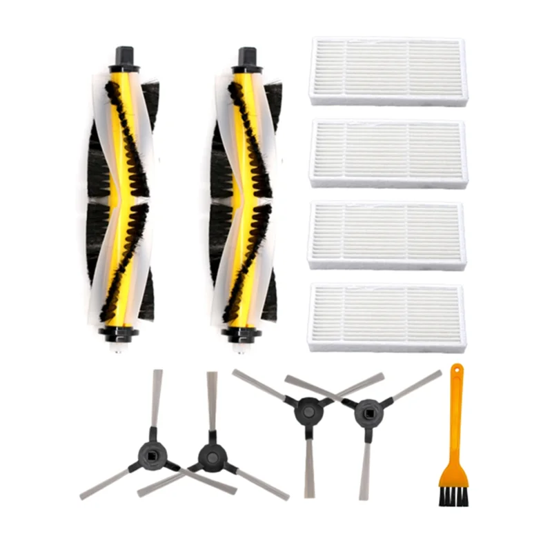 A22F-Replacement For Proscenic 780T 790T Robot Vacuum Cleaner Spare Parts Kit Main Brush Side Brush Hepa Filter