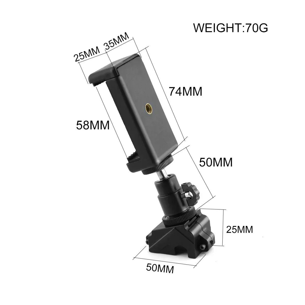 Support de téléphone à Clip, Support de montage pour émetteur Flysky FS-NB4, télécommande 1/8 1/10 RC, pièces de bateau et de voiture