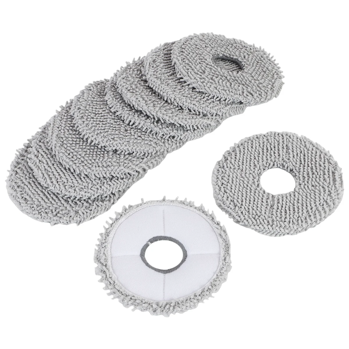 

ABQR Pack of 10 Mop for L10s Ultra/L10s Pro Ultra/L20 Ultra/L10s Pro Ultra Heat/ X10+ Vacuum Robot, Washable
